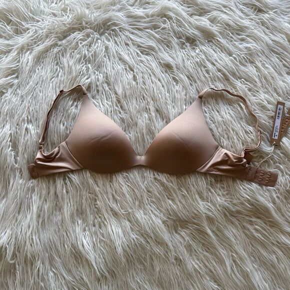 Skims Wireless Super Push up Bra Clay Size 30D - Picture 4 of 11